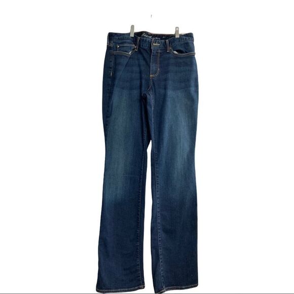 EDDIE BAUER, Women’s CurvyBootcut jeans,blue,Sz 8L - Picture 1 of 13